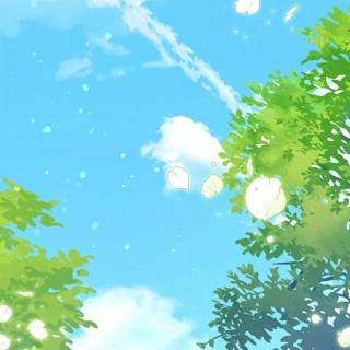 Nature anime phone wallpaper