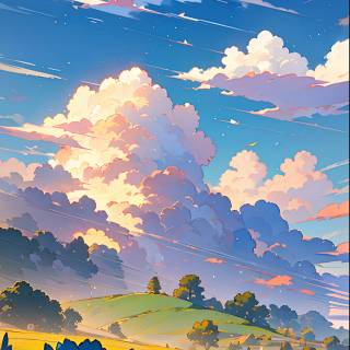 Nature anime phone wallpaper