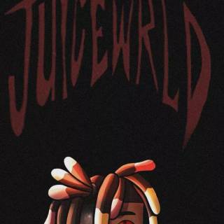 Juice WRLD cartoon phone wallpaper