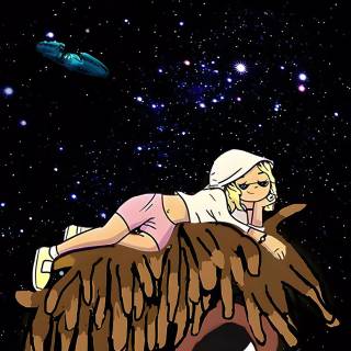 Juice WRLD cartoon phone wallpaper