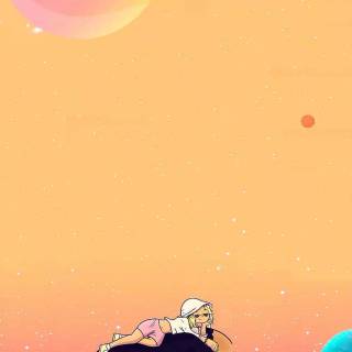 Juice WRLD cartoon phone wallpaper