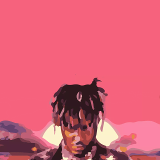 Juice WRLD cartoon phone wallpaper