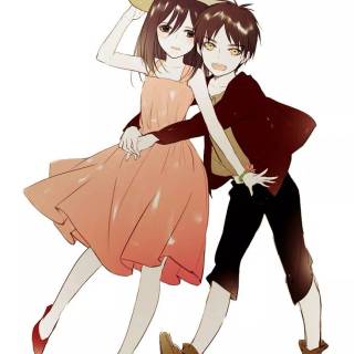 Eren Mikasa phone wallpaper