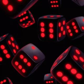 iPhone dice wallpaper