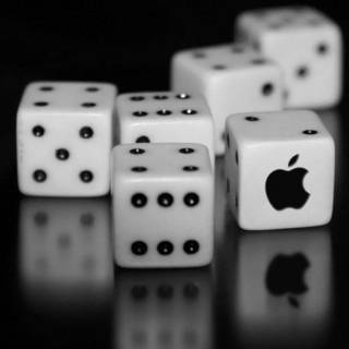iPhone dice wallpaper
