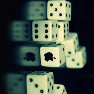 iPhone dice wallpaper