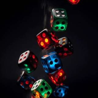 iPhone dice wallpaper