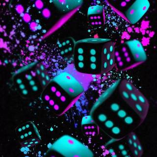 iPhone dice wallpaper