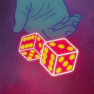 iPhone dice wallpaper