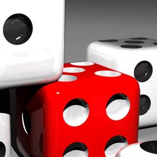 iPhone dice wallpaper