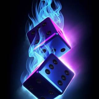 iPhone dice wallpaper