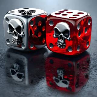 iPhone dice wallpaper