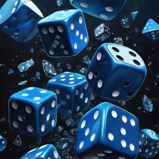 iPhone dice wallpaper