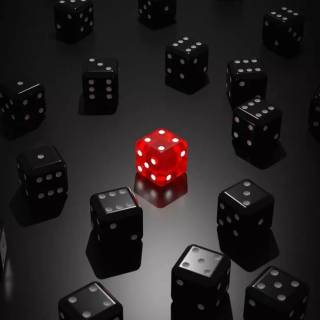 iPhone dice wallpaper