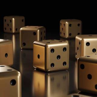 iPhone dice wallpaper