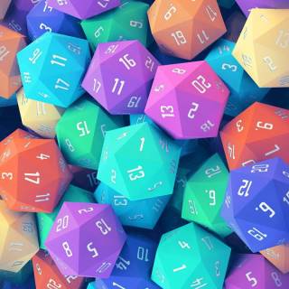 iPhone dice wallpaper