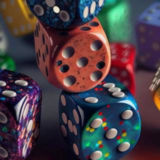 iPhone dice wallpaper