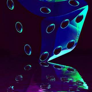 iPhone dice wallpaper
