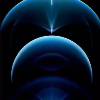 iPhone 12 Pro Max blue wallpaper