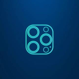 iPhone 12 Pro Max blue wallpaper