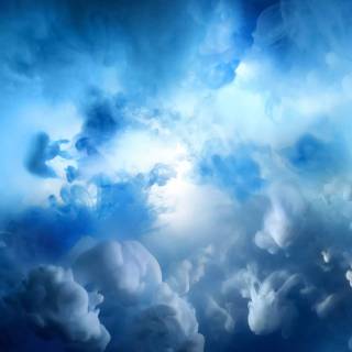 iPhone 12 Pro Max blue wallpaper