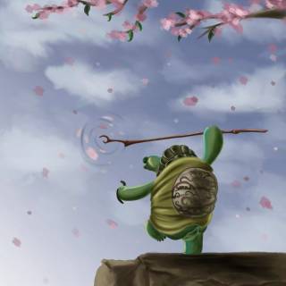 Master Oogway iPhone wallpaper