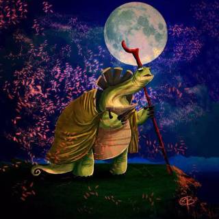 Master Oogway iPhone wallpaper