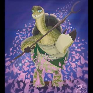 Master Oogway iPhone wallpaper
