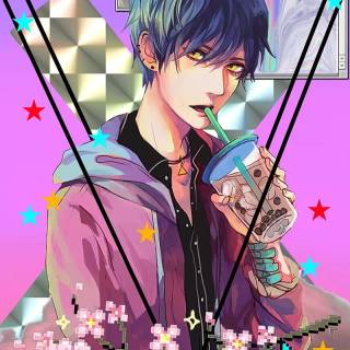 Boy anime iPhone wallpaper