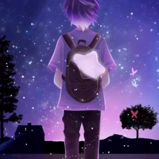 Boy anime iPhone wallpaper