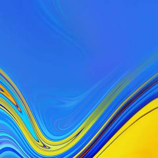Blue yellow phone wallpaper