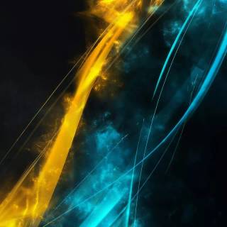 Blue yellow phone wallpaper