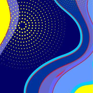 Blue yellow phone wallpaper