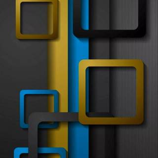 Blue yellow phone wallpaper