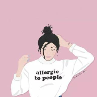 Aesthetic girls iPhone wallpaper