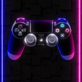 Gaming neon phone wallpaper