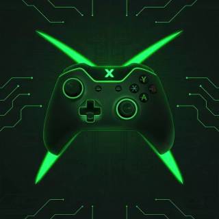 Gaming neon phone wallpaper