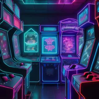 Gaming neon phone wallpaper
