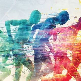 Run iPhone wallpaper