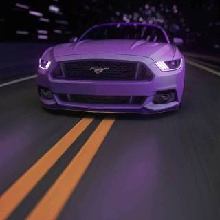 Purple car phone wallpaper