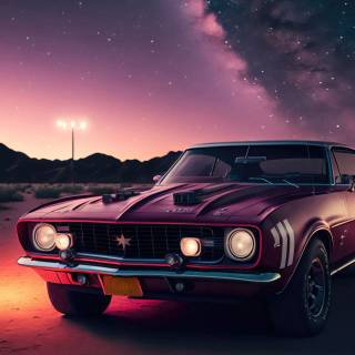 Purple car phone wallpaper