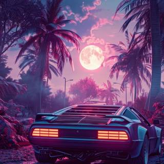 Purple car phone wallpaper