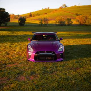 Purple car phone wallpaper