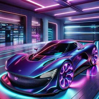 Purple car phone wallpaper