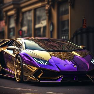 Purple car phone wallpaper