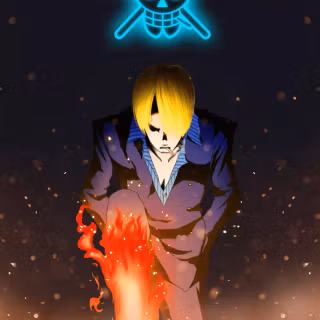 Sanji One Piece phone wallpaper