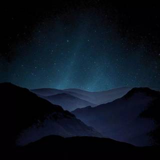 Black mountain phone wallpaper