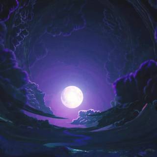 Dark sky desktop wallpaper