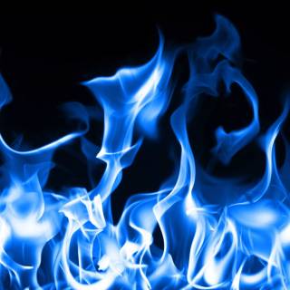 4k blue fire wallpaper