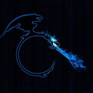 Linux blue wallpaper